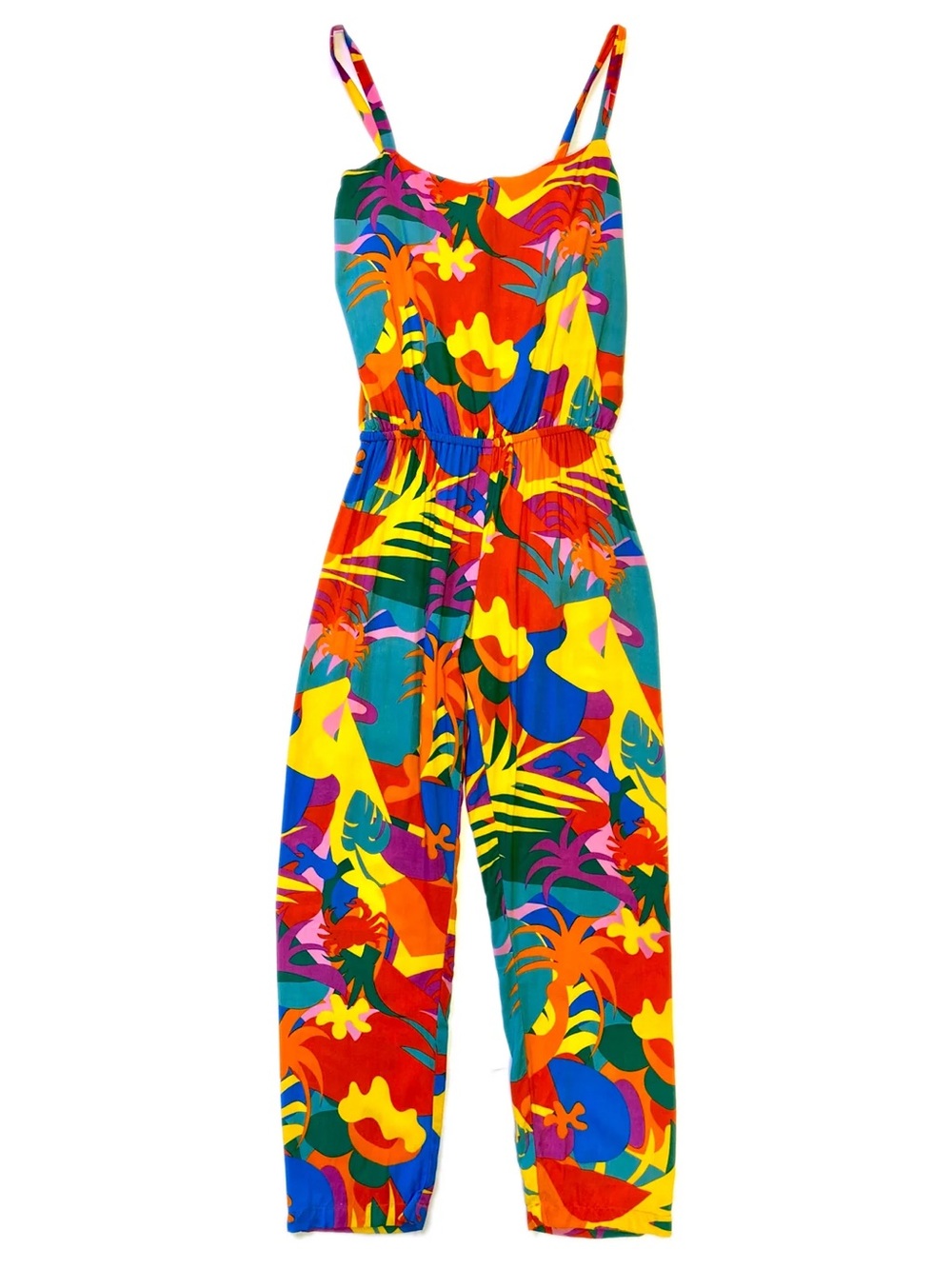 Nooworks Easy Suit in Tropico Bright Multicolor Tropical Print Jumpsuit